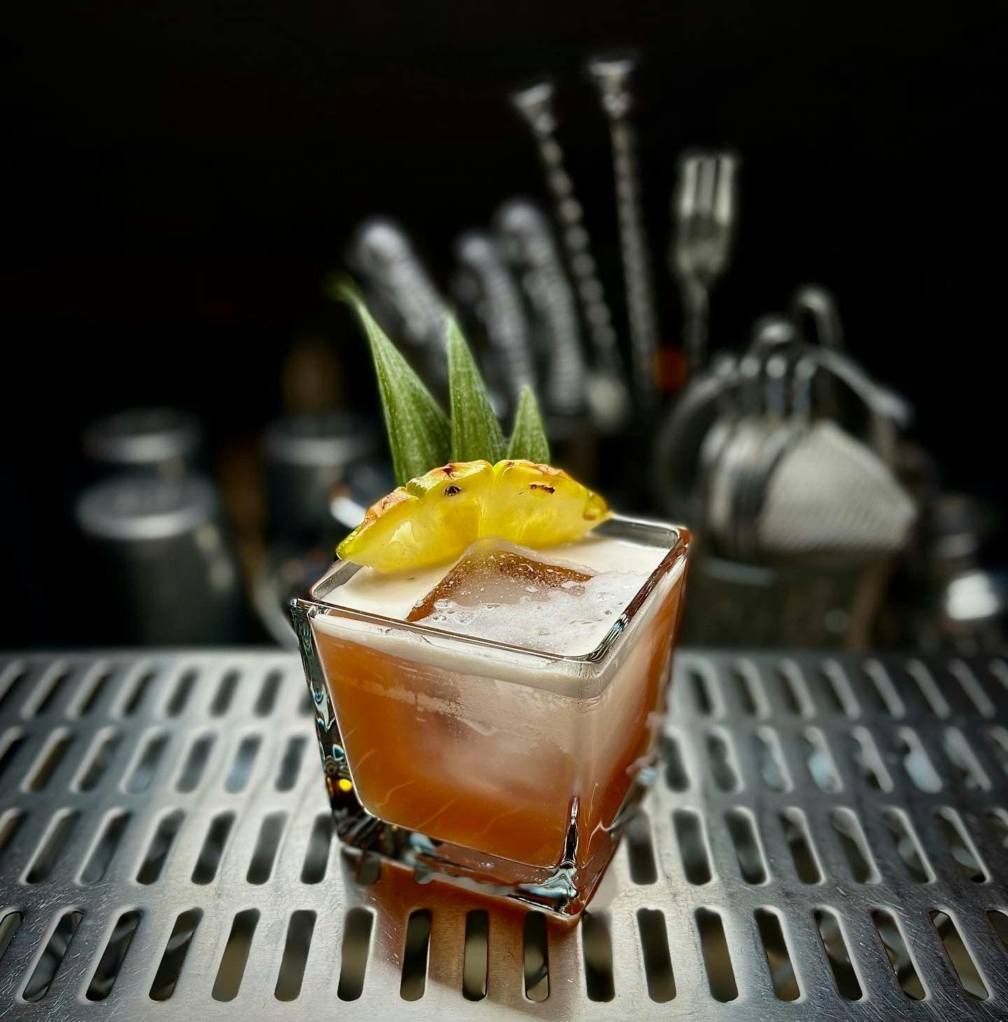 Cocktail with ananas