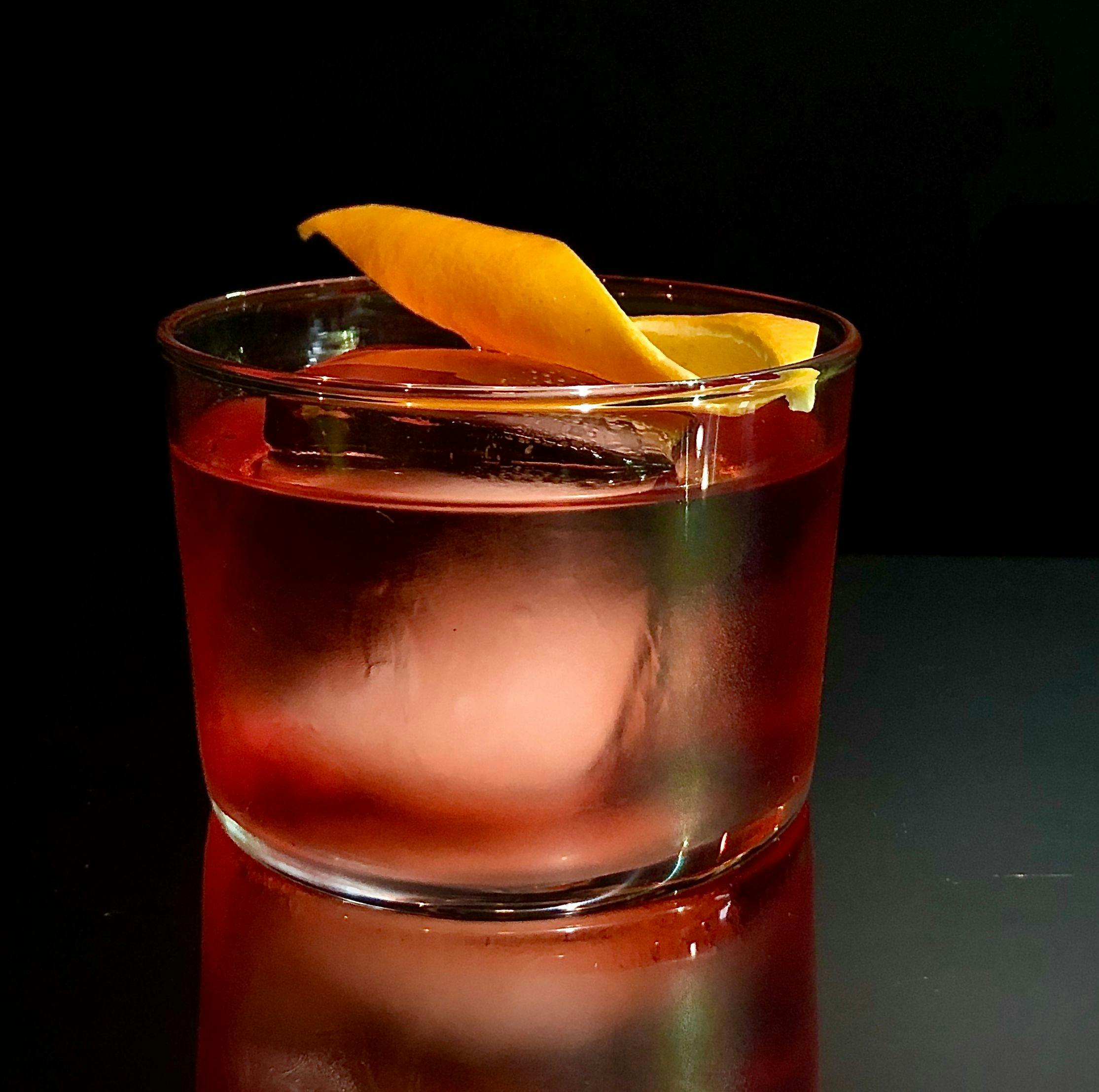 Cocktail with cherries